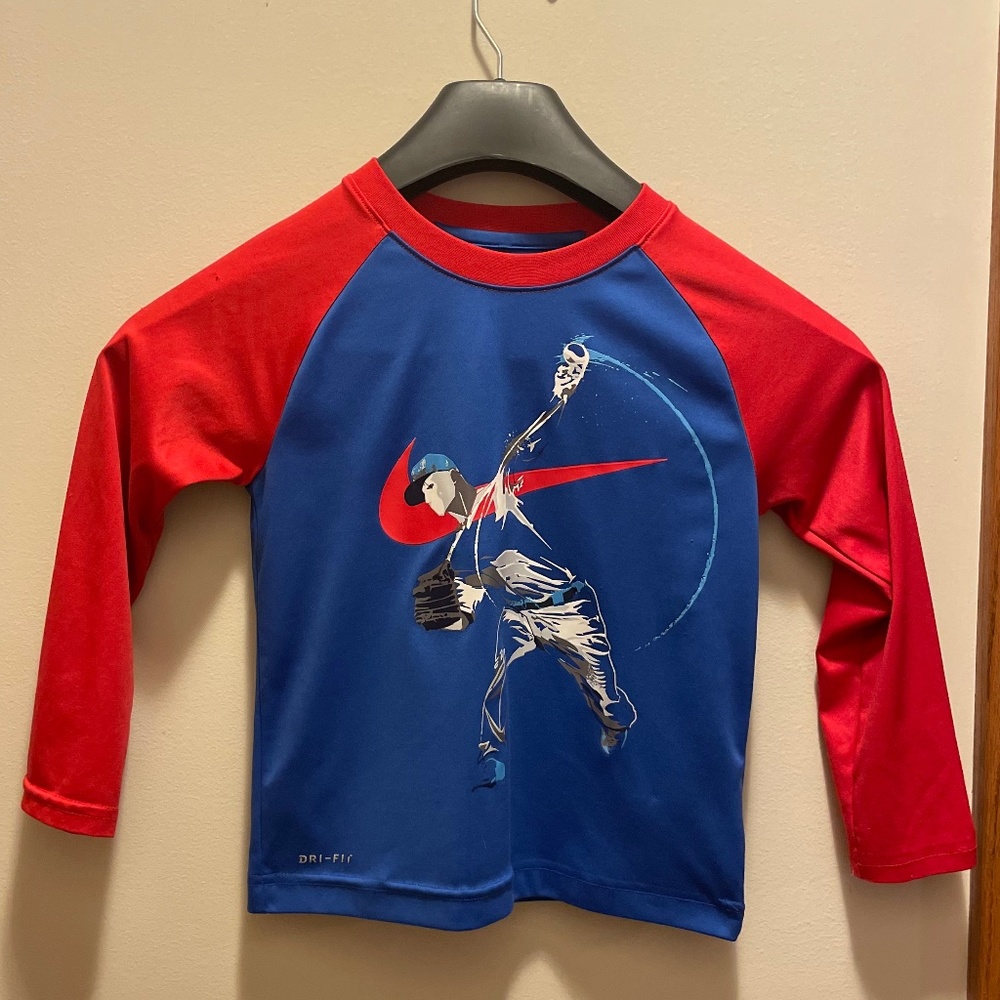 Nike Boys Long Sleeve Baseball Top